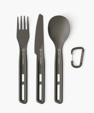 SEA Sea To Summit Frontier Aluminium set pribora za jelo, 3 komada, sivi