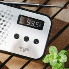 RADIO Radio sat Adler AD 1907, Bijeli/Crni