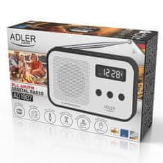 RADIO Radio sat Adler AD 1907, Bijeli/Crni