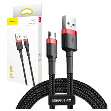 BASEUS Cafule USB na Micro USB kabel 1.5A 2m (crveno-crni)