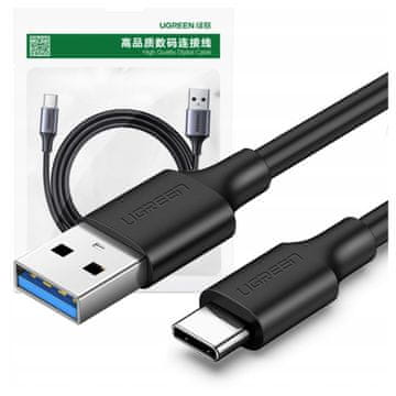 Ugreen US184 USB na USB-C 3.0 kabel 1 m (crni)