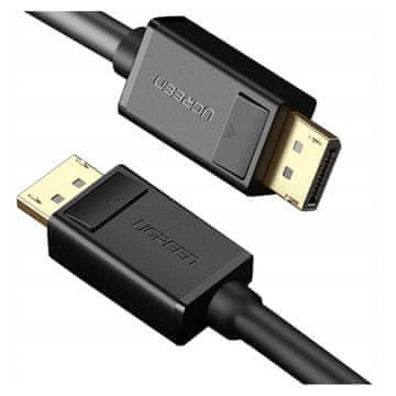 Ugreen DisplayPort na DisplayPort kabel DP102, 4K, 3D, 1 m (crni)