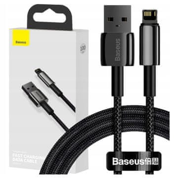 BASEUS Tungsten Gold USB na Lightning kabel, 2.4A, 1m (crni)