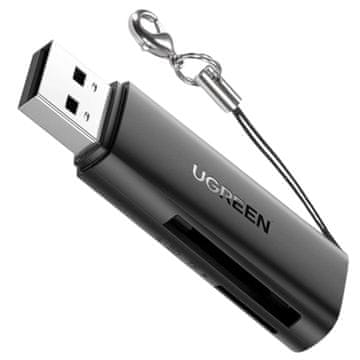 Ugreen CM264 čitač memorijskih kartica TF/SD, USB 3.0 (crni)