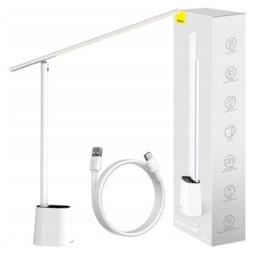 BASEUS Smart Eye sklopiva punjiva stolna lampa (bijela)