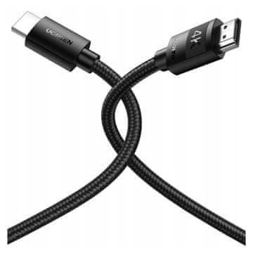 Ugreen HD119 HDMI kabel, 4K 60Hz, 1 m (crni)