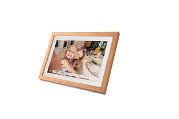 Denver Denver PFF-1040LW digitalni okvir za slike 25.6 cm (10.1") drvo, dodirni, Wi-Fi