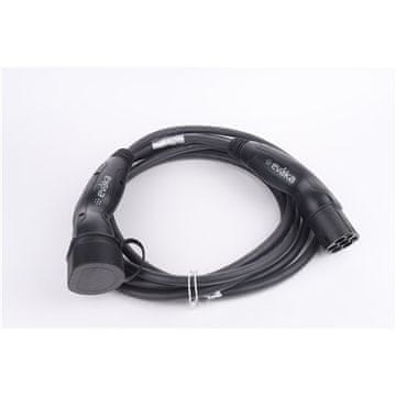 slomart Evaka EV kabel za punjenje Tip 2 - Tip 2, 22 kW, 32 A, 5 m, crni