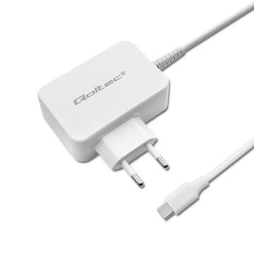 slomart Qoltec 51039 adapter/pretvarač napajanja, unutarnji, 65 W, bijeli