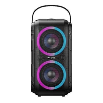 slomart W-KING T9-2 Prijenosni Bluetooth zvučnik, IPX6, 10000 mAh, crni