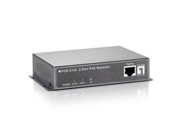 Level One LevelOne GES2470 PoE Repeater, 2 Porta, Crna