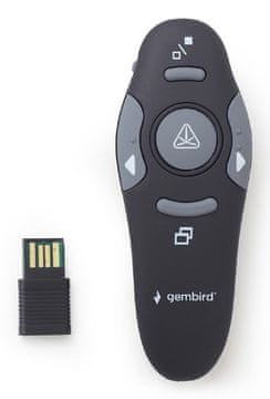 GEM Gembird WP-L-11 bežični prezenter RF, crni