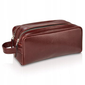 Betlewski BKM-02 BROWN MARON VIAGGIO kozmetička torbica +CERTIFIKAT