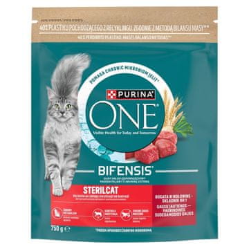 Purina PURINA One Bifensis Sterilcat s govedinom - hrana za mačke - 750g