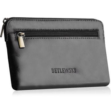 Betlewski BESA-BF-20 CRNI KLASIČNI etui za ključeve + CERTIFIKAT