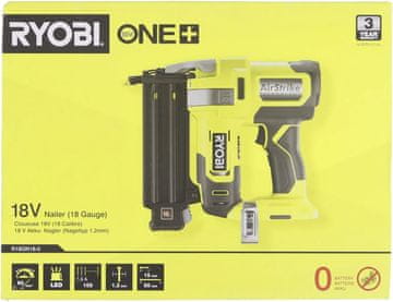 RYOBI RYOBI 196200 Akumulatorski pištolj za čavle 18V 18G