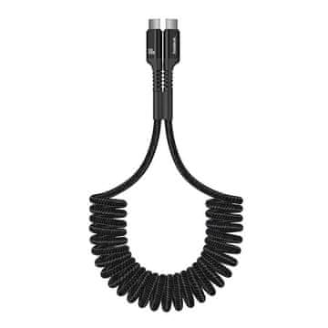 BASEUS Baseus Fish-Eye USB C u USB C kabel za brzo punjenje, 1 m, 100 W, crni