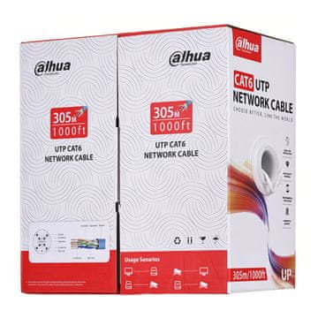 Dahua Dahua Technology PFM920I-6UN-C-V2 mrežni kabel Cat6 U/UTP 305 m bijeli