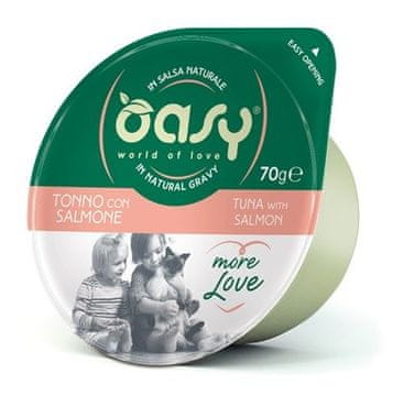 Oasy OASY Više ljubavi Tuna sa lososom - mokra hrana za mačke - 70g