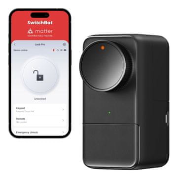 Switchbot SwitchBot Lock Pro pametna brava za vrata, crna