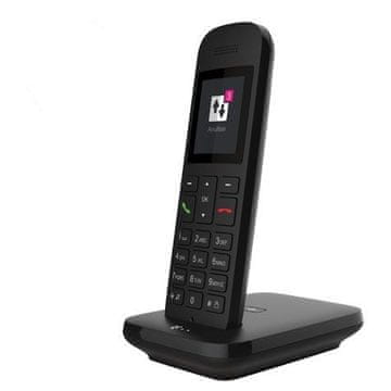 slomart Telekom Sinus 12 analogni fiksni telefon, crni, s identifikacijom pozivatelja