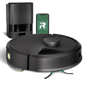 slomart iRobot Roomba 105 Combo robotski usisavač s automatskim pražnjenjem, crni