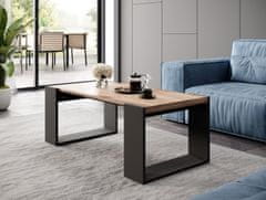 Bench Forte Cama klupa/stol 120x54,5x46 cm hrast wotan + antracit