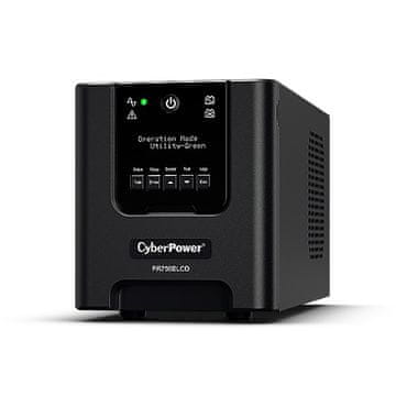 CyberPower CyberPower PR750ELCD UPS, Line-Interactive, 0.75 kVA, 675 W, 6 utičnica