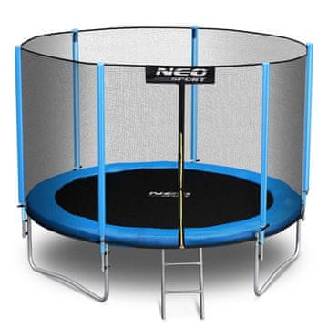 Neo-Sport Vrtni trampolin 8ft/252cm s vanjskom mrežom i ljestvama
