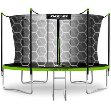 Neo-Sport Vrtni trampolin 14ft/435cm s unutarnjom mrežom i ljestvama