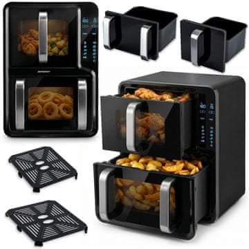 Berdsen Friteza na vrući zrak, dvostruka komora, vertikalna, 12 l, 2800W BD-664