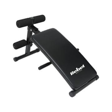 slomart REBEL ACTIVE Kosa klupa za trening trbušnih mišića