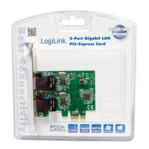 LogiLink LogiLink PC0075: Interna Gigabit Ethernet mrežna kartica (Realtek chipset)