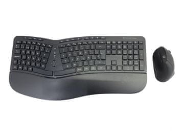 Conceptronic Conceptronic ORAZIO ERGO Bežična ergonomska tipkovnica i miš, španjolski raspored