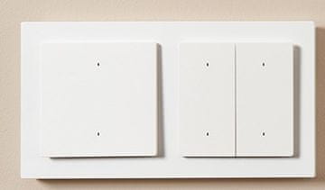 Switch Aqara H2 EU pametni zidni prekidač, 2 tipke, 1 kanal, bijeli