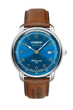 ZEP Zeppelin Mediterranee 96403 Automatski Sat, 40 mm, kožni remen