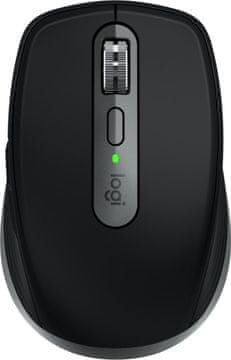 slomart Logitech MX Anywhere 3S za Mac miš, laserski, 8000 DPI, crna