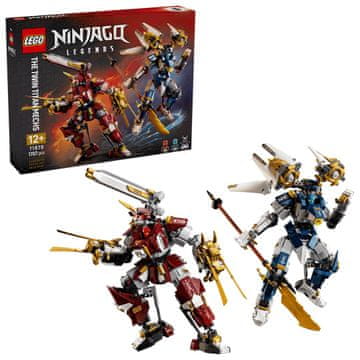 slomart LEGO NINJAGO 71870 Dva Titanska Meha, 1707 dijelova
