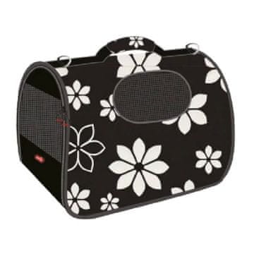 Zolux ZOLUX Nomad Flower S - torba za pse i mačke (36×21×23.5 cm), crna