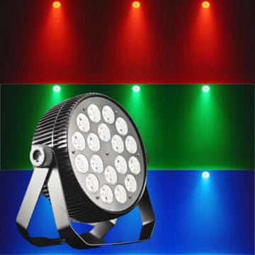 slomart LIGHT4ME PARTY PAR 18x10W RGBW LED reflektor