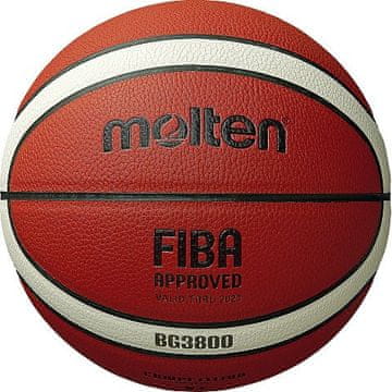 Molten Molten B7G3850 košarkaška lopta, veličina 7, za unutarnju i vanjsku upotrebu, smeđa