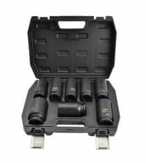 awtools AWTOOLS set udarnih nasadnih ključeva 3/4" 8 komada, crni