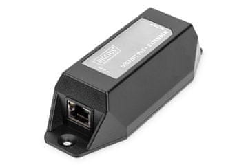 Digitus Digitus DN-16000 Gigabit Ethernet PoE+ Repeater, 22 W, crni