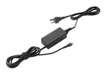 HP HP 45W USB-C LC adapter za prijenosno računalo crni