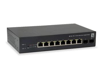 Level One LevelOne GES-2470 mrežni prekidač, 10-portni Gigabit PoE, 70W