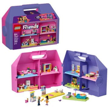 slomart LEGO Friends 42697 Kreativni kofer s kućom za lutke - 355 dijelova, dob 6+