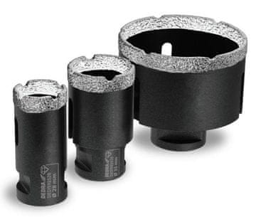 slomart DED set dijamantnih kruna, vakuumski lemljenih, 28/35/68mm, 3 kom