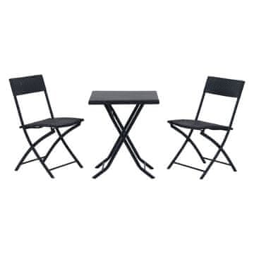 Garden Black Forest vrtni set 2 stolice i stol
