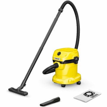 Kärcher Kärcher WD 2 PLUS mokro-suhi usisavač 15 L, 1000 W