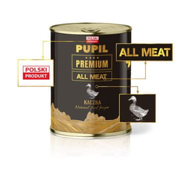 PREMIUM PUPIL Premium All Meat Zlatna srnetina - mokra hrana za pse - 800g